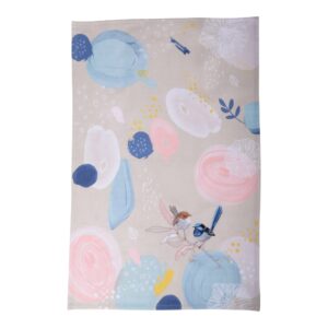 Tea Towel Organic Cotton Wild Wren