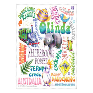Tea Towel Microfibre Deb B Dandenong Ranges