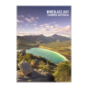 Tea Towel Microfibre Tasmania Wineglass Bay View