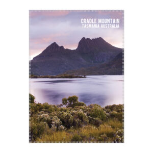 Tea Towel Microfibre Tasmania Cradle Mountain Dusk