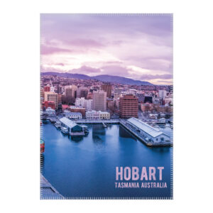 Tea Towel Microfibre Hobart Tasmania Dusk