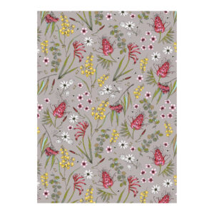 Tea Towel Microfibre Native Floral Print
