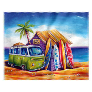 Tea Towel Microfibre Deborah Broughton Greenie