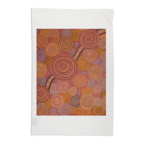 Tea Towel Organic Cotton White Sherry Johnstone Generational Journey