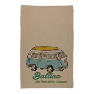 Tea Towel Organic Cotton Beige Ballina Side Kombi