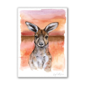 Tea Towel Microfibre Fig Hill Farm Kaia Kangaroo