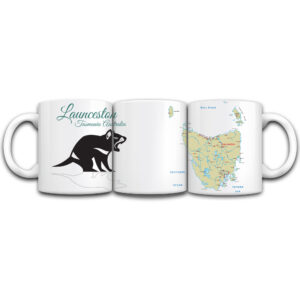 Mug Launceston Map