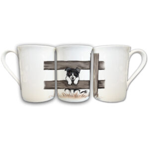 Fine Bone China Mug Fig Hill Farm Curious Collie