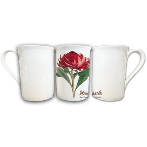 Fine Bone China Mug Newcastle Waratah