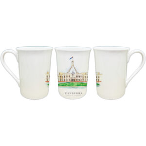 Fine Bone China Mug Parliament House Canberra Capital of Australia