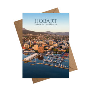 Greeting Card Hobart Aerial