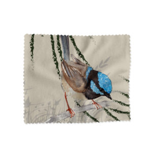 Lens Cloth Grasslands Blue Wren Single
