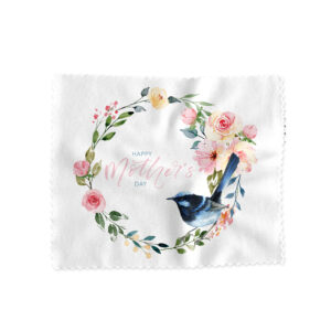 Lens Cloth Floral Wreath Happy Mother's Day