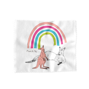 Lens Cloth Mother's Day Kangaroos Mum & Me