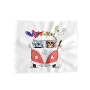 Lens Cloth Coastal Red Kombi