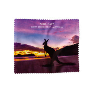 Lens Cloth Mackay Beach Kangaroo