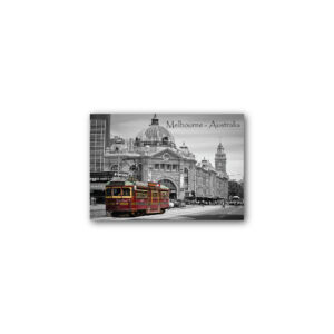 Magnet Gallery Standard Melbourne FSS B&W Red Tram