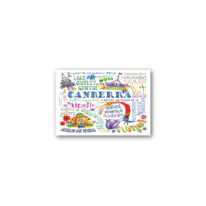 Magnet Gallery Standard Deb Broughton Canberra Words White