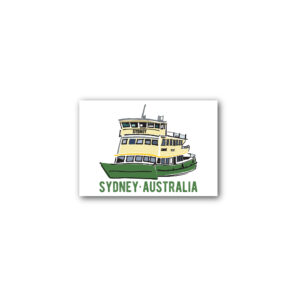 Magnet Gallery Standard Sydney Illustrated Ferry