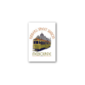 Magnet Gallery Standard Melbourne Flinders Street Station Retro