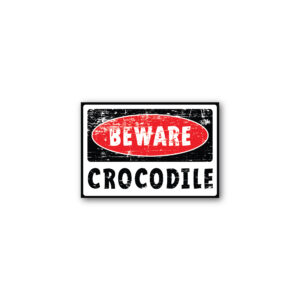 Magnet Gallery Standard Beware Crocodile