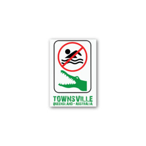 Magnet Gallery Standard Townsville Crocodile No Swimming