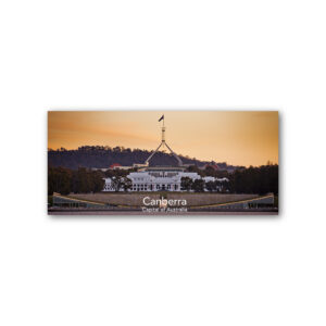 Magnet Gallery Panoramic Old & New Parliament Houses Canberra Sunrise