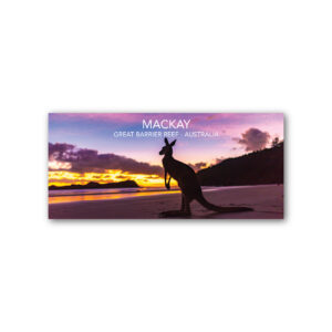 Magnet Gallery Panoramic Mackay Beach Kangaroo