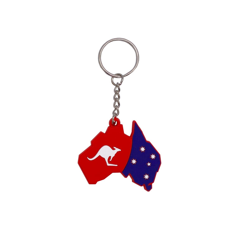 Joey Roo Key Ring Keyring PVC Map Roo Stars - Branded Ideas