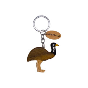 Keyring Wooden Emu