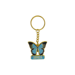 Keyring Enamel Townsville Glitter Ulysses Butterfly