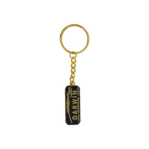 Keyring Enamel Darwin Crocodile