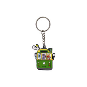 Keyring PVC Melbourne Tram Animals