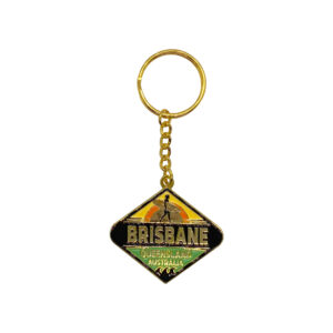 Keyring Enamel Brisbane Surfer