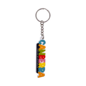 Keyring PVC Canberra Word
