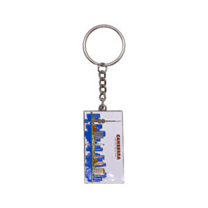 Keyring Enamel Canberra Skyline