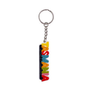 Keyring PVC Tasmania Word