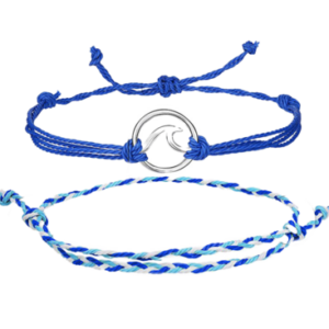 Bracelet String Round Wave Blue