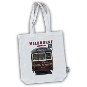 Tote Bag Cotton Melbourne Tram Front