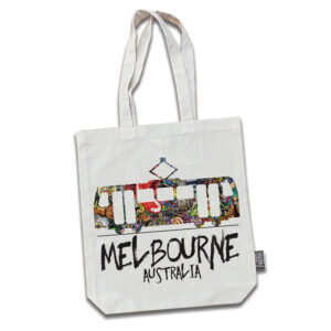 Tote Bag Cotton Melbourne Graffiti Tram