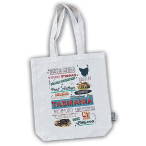 Tote Bag Cotton Tasmania Typography
