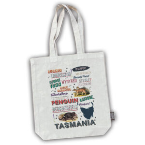 Tote Bag Cotton Tasmania Northern Typography