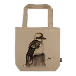 Tote Bag Organic Cotton Beige Fig Hill Farm Kit Kookaburra