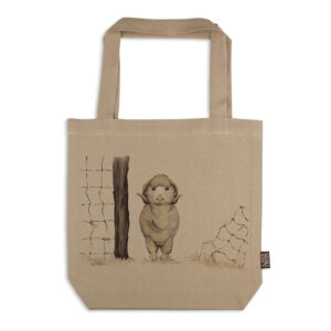 Tote Bag Organic Cotton Beige Fig Hill Farm Maverick Merino