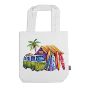 Tote Bag Organic Cotton White Deborah Broughton Greenie
