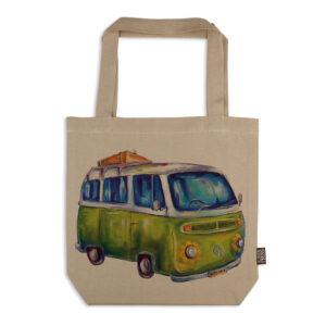 Tote Bag Organic Cotton Beige Deborah Broughton Greenie Kombi