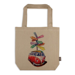 Tote Bag Organic Cotton Beige Deborah Broughton Roadtrip
