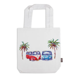 Tote Bag Organic Cotton White Deborah Broughton Summer Luvin'