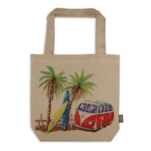 Tote Bag Organic Cotton Beige Deborah Broughton Surf