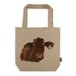 Tote Bag Organic Cotton Beige Fig Hill Farm Ruth